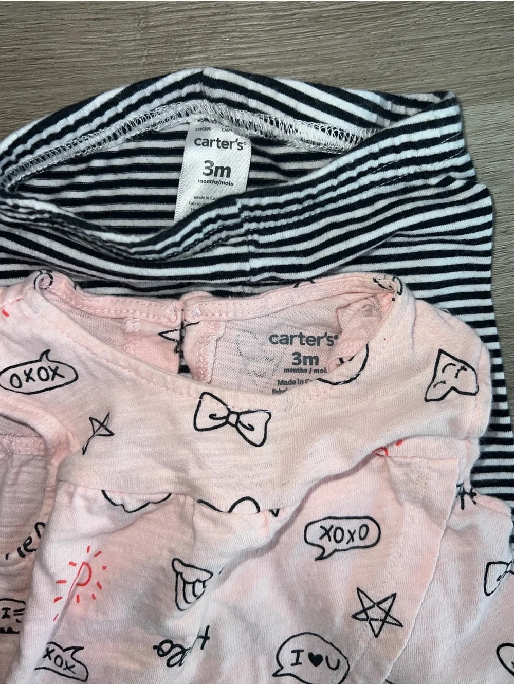Carters Baby Girl 2 Piece Summer Pink Outfit Size 3 Month - Picture 4 of 4